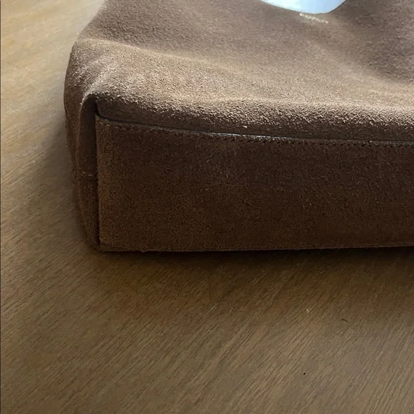 Coach Brooklyn 28 Brown Suede Hobo Bag - Picture 4 of 9